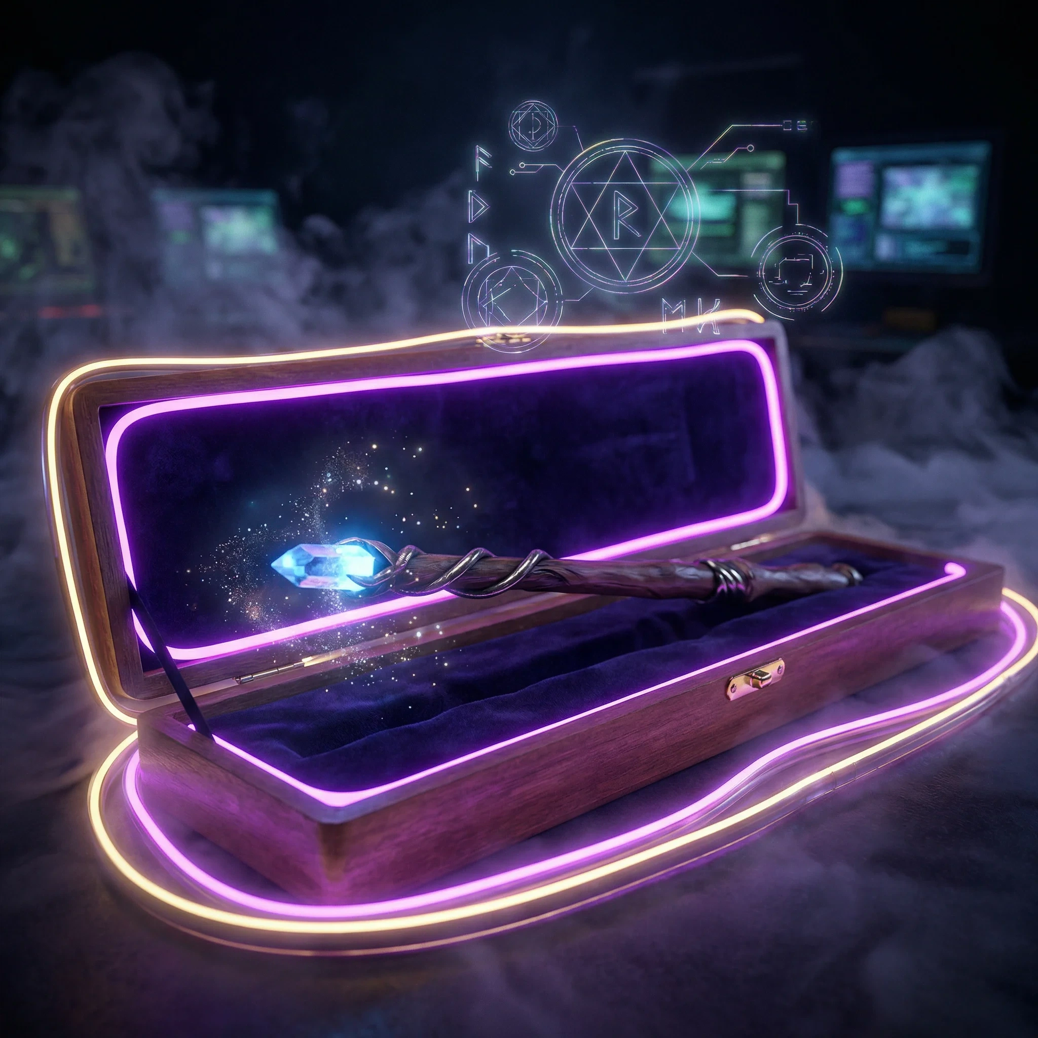 魔法世界限定版魔法杖收藏套装 - 设计师签名版